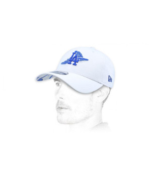 gorra amarilla LA MLB Light Weight LA 9Forty white blue